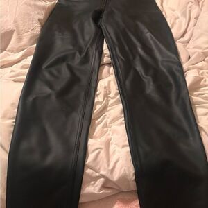 Freddy brand Black Faux Leather Pants